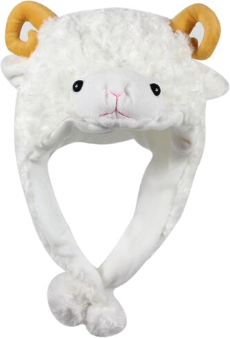Plush Fun Animal Hats One Size Cap Polyester With Fleece Lining in Kuwait