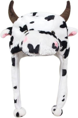 Plush Fun Animal Hats One Size Cap Polyester With Fleece Lining in Kuwait