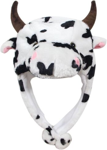 Plush Fun Animal Hats One Size Cap Polyester With Fleece Lining in Kuwait