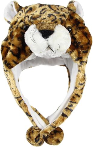 Plush Fun Animal Hats One Size Cap Polyester With Fleece Lining in Kuwait