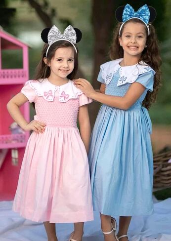 qearl 6 قطع ميني آذان عصابات الرأس الترتر آذان الفأر إكسسوارات الشعر لحديقة الملاهي زي ديكور الحفلات للفتيات الصغيرات in Kuwait