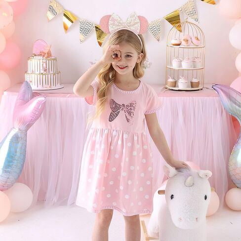 qearl 6 قطع ميني آذان عصابات الرأس الترتر آذان الفأر إكسسوارات الشعر لحديقة الملاهي زي ديكور الحفلات للفتيات الصغيرات in Kuwait