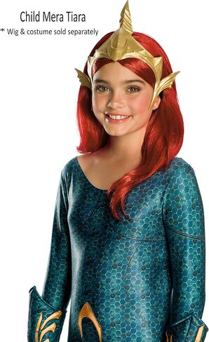 Rubie's Girls Aquaman Movie Deluxe Mera Tiara Costume Headwear in Saudi Arabia