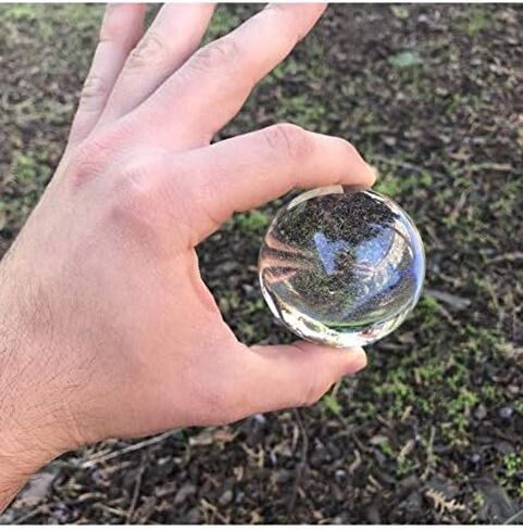 Clear Acrylic Contact Juggling Ball 45mm for Small Hands & Super Mini Transparent Practice Juggling Ball Sets Suitable for Multiple Balls Contact Juggling (2 x 45 mm) in Saudi Arabia
