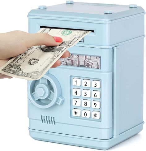 Refasy Piggy Bank Cash Coin Can ATM Bank Electronic Money Bank للأطفال - هدية رائعة in Kuwait
