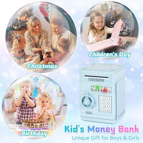 Refasy Piggy Bank Cash Coin Can ATM Bank Electronic Money Bank للأطفال - هدية رائعة in Kuwait