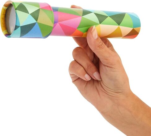 3 Pack Kaleidoscopes for Kids, Toy Party Favors for Birthday Goody Bag (Prism Pattern, 8x1.3 in) in Kuwait