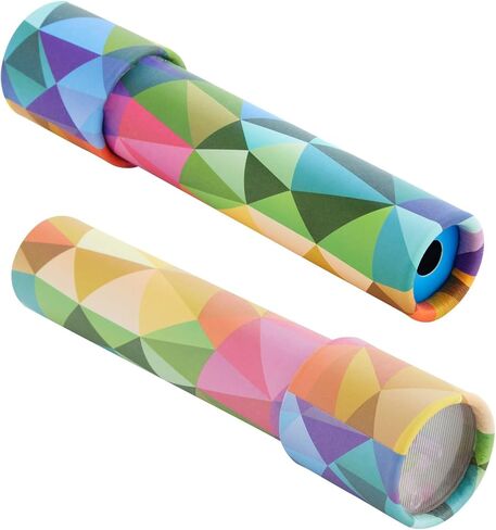 3 Pack Kaleidoscopes for Kids, Toy Party Favors for Birthday Goody Bag (Prism Pattern, 8x1.3 in) in Kuwait