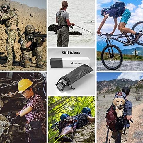 JUKMO Tactical Belt, Military Hiking Rigger 1.5" Nylon Web Work Belt with Heavy Duty Quick Release Buckle in Kuwait
