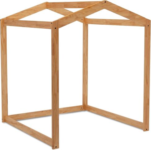 Delta Children Homestead Wood Indoor Playhouse - Greenguard Gold Certified, Natural in Saudi Arabia