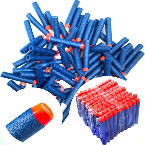 رصاصات رمي ​​السهام، 200 قطعة من أجزاء لعبة الرصاصات الإسفنجية لإعادة ملء الرصاص، ذخيرة إسفنجية للعبة in Kuwait