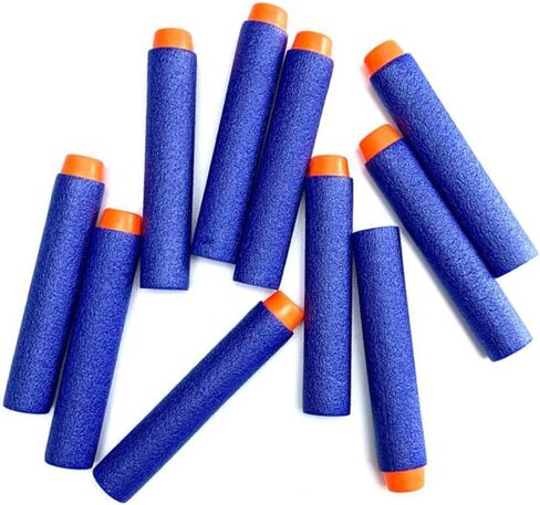 رصاصات رمي ​​السهام، 200 قطعة من أجزاء لعبة الرصاصات الإسفنجية لإعادة ملء الرصاص، ذخيرة إسفنجية للعبة in Kuwait