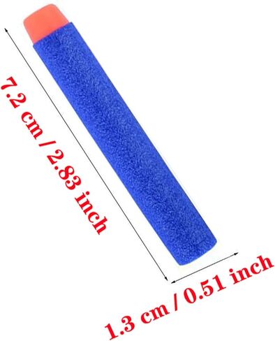 رصاصات رمي ​​السهام، 200 قطعة من أجزاء لعبة الرصاصات الإسفنجية لإعادة ملء الرصاص، ذخيرة إسفنجية للعبة in Kuwait