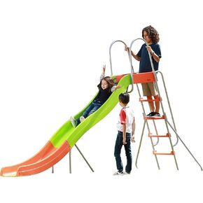 Outdoor Play Set Kids Slide: 10 ft Freestanding Climber, Swingsets, Playground Jungle Gyms Kids Love – Above Ground Pool Slide for Summer Backyard in Saudi Arabia