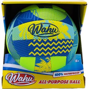 Wahu 100% Waterproof All-Purpose Mini Pool Ball for Beach, Soccer, and More, 6.5" Round Water Ball for Beach and Pool Sports Games, Blue in Kuwait
