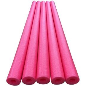 Oodles of Noodles Deluxe Rainbow Pool Noodles Foam - Pack of 5 - Approx. 48 inch x 2.5 inch Multi-Purpose Foam Tubes, Pool Noodles Bulk Floats for Pool, Exercise, Crafts, Padding, Insulation & More in Saudi Arabia