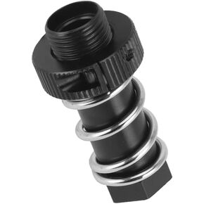 Aluminum Servo Saver Tube with Clamping Nut for Arrma 1/8 Kraton 6s Senton Talion Typhon 1/7 Infraction Mojave Upgrade Parts(Black)