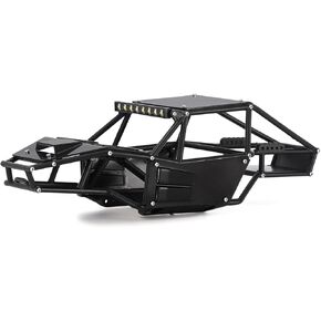 طقم هيكل هيكل INJORA Rock Tarantula المصنوع من النايلون للعربة لمركبة TRX4M 1/18 RC الزاحفة (أحمر)