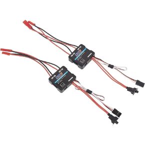 DKKY 2Pcs RC Motor ESC, 40A Brushed Electric Speed Controller, 6-12.6V for 1/16 1/18 1/24 etc RC Model Cars Tracked Tanks Boats Short Trucks RC Accessories Parts in Saudi Arabia