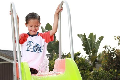 Outdoor Play Set Kids Slide: 10 ft Freestanding Climber, Swingsets, Playground Jungle Gyms Kids Love – Above Ground Pool Slide for Summer Backyard in Saudi Arabia