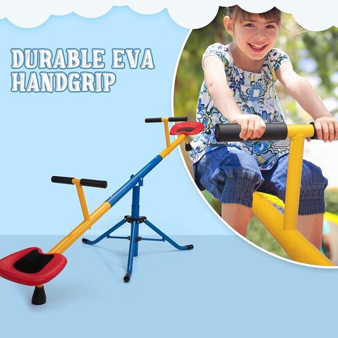 متأرجحة دوارة للأطفال من Nyeekoy، تدور 360 درجة للأطفال الصغار مع عمود سدادة، داخلي أو خارجي، مرفق أنشطة رياض الأطفال للملعب والفناء الخلفي in Kuwait