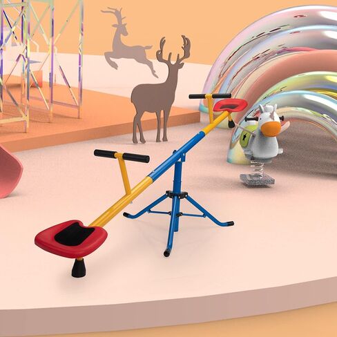 متأرجحة دوارة للأطفال من Nyeekoy، تدور 360 درجة للأطفال الصغار مع عمود سدادة، داخلي أو خارجي، مرفق أنشطة رياض الأطفال للملعب والفناء الخلفي in Kuwait