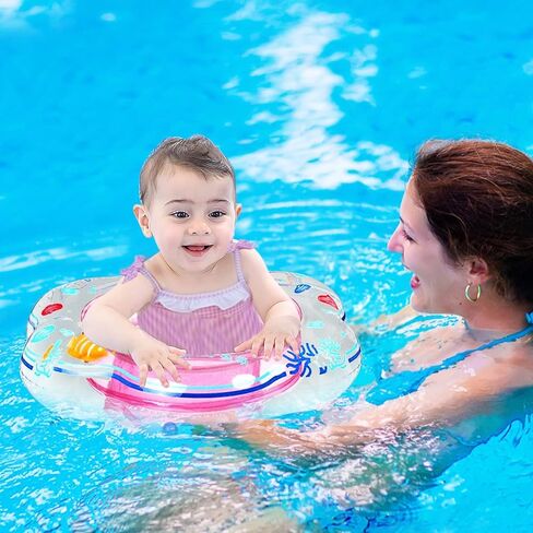 AMENON Baby Pool Float with Seat for Ages 6-12 Months in Kuwait