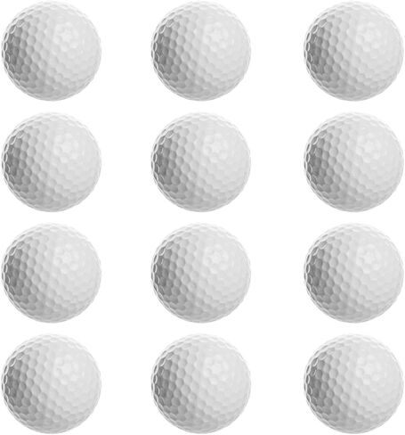 iPlay, iLearn Kids Golf Balls, Indoor Outdoor Ues Bulk Set of Golf Balls for Swing Practice, Driving Range, Home Use (One Dozen) in Kuwait
