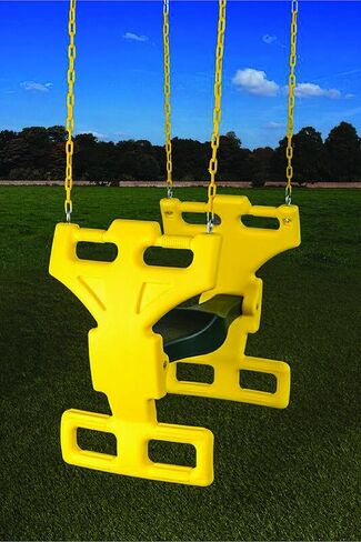 أرجوحة منزلقة متعددة للأطفال، صفراء وأخضر، مقاس واحد in Kuwait