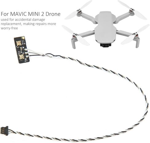 مصباح أمامي بدون طيار VGEBY، إضاءة أمامية 14.5 × 1.1 سم مناسبة لأجزاء السيارة DJI Mavic Mini 2 التي يتم التحكم فيها عن بعد in Kuwait