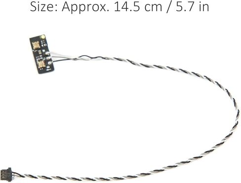 مصباح أمامي بدون طيار VGEBY، إضاءة أمامية 14.5 × 1.1 سم مناسبة لأجزاء السيارة DJI Mavic Mini 2 التي يتم التحكم فيها عن بعد in Kuwait