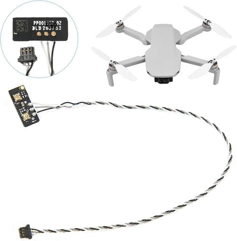 مصباح أمامي بدون طيار VGEBY، إضاءة أمامية 14.5 × 1.1 سم مناسبة لأجزاء السيارة DJI Mavic Mini 2 التي يتم التحكم فيها عن بعد in Kuwait