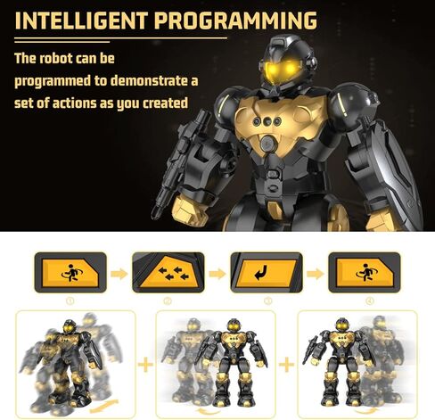 semour Robot Toys for 5 6 7 8 9 Years Old Boys, Programmable RC Robot Kids Toys | Gesture Sensing Robotic Toys for Kids Ages 5-7 Robot Toys Christmas Birthday Gifts for Boys Girls Kids in Saudi Arabia