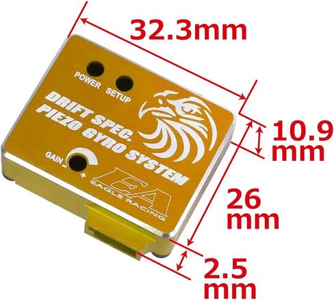 علبة ألومنيوم لجهاز Piezo Gyro Gold 3944CASE-GO in Saudi Arabia