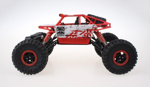 Click N’ Play Remote Control Car 4WD Off Road Rock Crawler Vehicle 2.4 GHz, Red in Kuwait