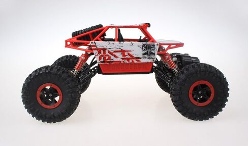 Click N’ Play Remote Control Car 4WD Off Road Rock Crawler Vehicle 2.4 GHz, Red in Kuwait
