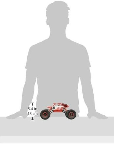 Click N’ Play Remote Control Car 4WD Off Road Rock Crawler Vehicle 2.4 GHz, Red in Kuwait