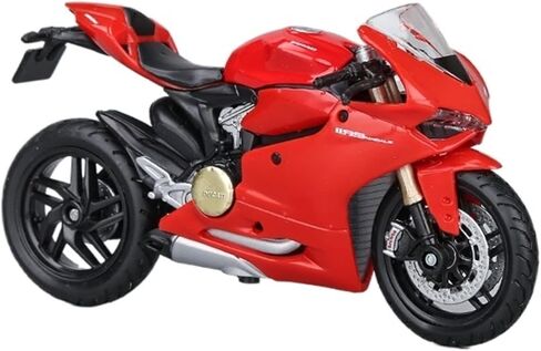 نموذج مقياس APLIQE للمركبات للدراجات النارية لعبة نموذج محاكاة مجموعة سيارات Ducati 1199 Big Devil V4 نموذج رائع للزينة (اللون: 2) in Saudi Arabia