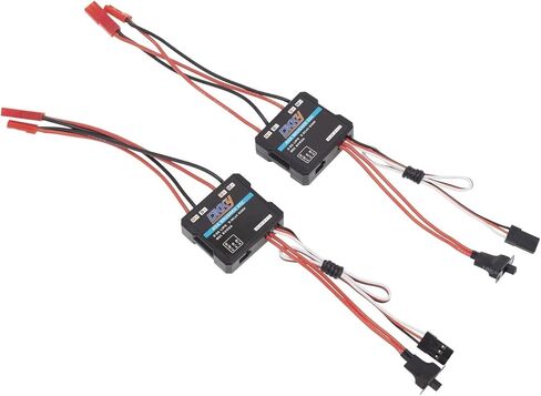 DKKY 2Pcs RC Motor ESC, 40A Brushed Electric Speed Controller, 6-12.6V for 1/16 1/18 1/24 etc RC Model Cars Tracked Tanks Boats Short Trucks RC Accessories Parts in Saudi Arabia