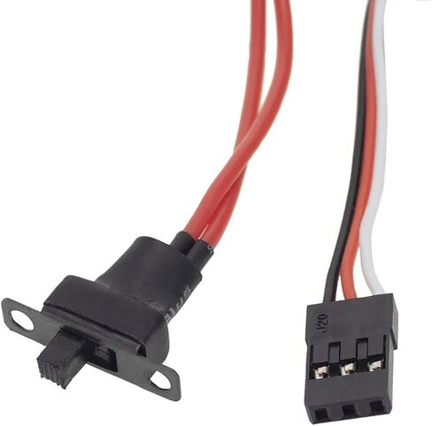 2Pcs RC Motor ESC 40A Brushed ESC Motor Electric Speed Controller 6-12.6V for 1/16 1/18 1/24 etc RC Model Cars RC Accessories Parts in Saudi Arabia