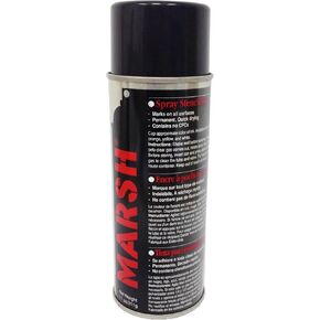MARSH - 30395 Stencil Ink, 14 fl oz Spray Can, Black (Net weight 11 fl oz) in Saudi Arabia