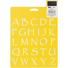 Delta Creative Stencil Mania Stencils, 7 by 10-Inch, More Leaves in Kuwait