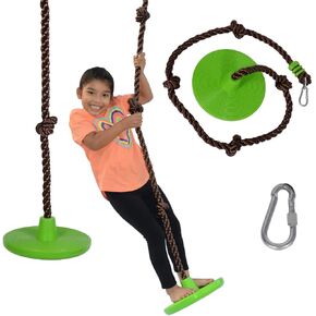 Swurfer Disco Tree Swing - Swing Sets for Backyard, Outdoor Swing, Swingset Outdoor for Kids, Easy Installation, Heavy Duty, Adjustable
