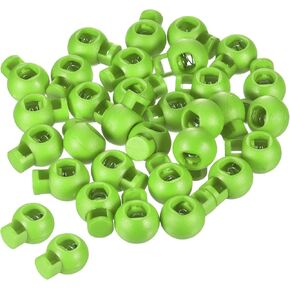 PATIKIL Cord Locks, 100 Pack Ball Spring Toggle Stopper for Drawstring Bag Shoelaces, Translucent in Kuwait