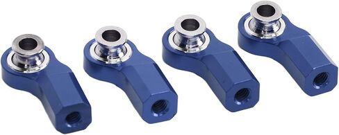 نهاية قضيب السيارة RC، 4 قطع من سبائك الألومنيوم والصلب RC Car Rod End Bend M3 RC Car Steering Rod Head ملحقات مقياس السيارة لطراز السيارة المحوري SCX10 1/10 (أرجواني) in Kuwait