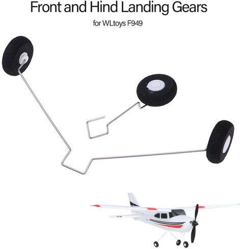 Goolsky WLtoys معدات الهبوط ل WLtoys F949 RC اكسسوارات الإطارات الطائرة الثابتة الجناح in Kuwait
