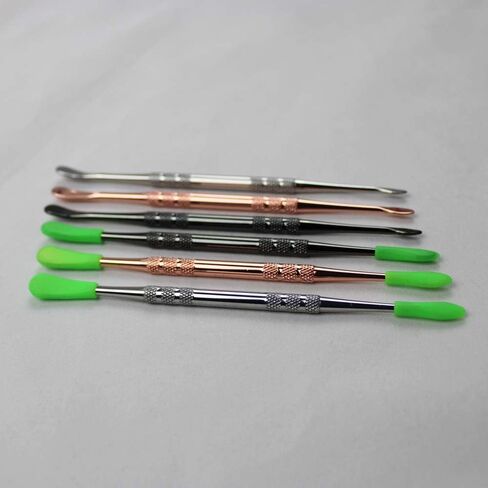 3 Packs Wax Carving Tool Multi Color Stainless Steel Sculpting Spoon with Silicone Tip Covers 4.75 Inches by ooDuo in Saudi Arabia