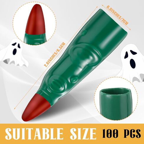 Halloween Witch Fingers and Googly Eye Rings, Wiggly Eyeball Ring Googly Eye Rings Eye Finger Puppets Martian Witches Fingers for Halloween Party Favor Cosplay (80) in Saudi Arabia