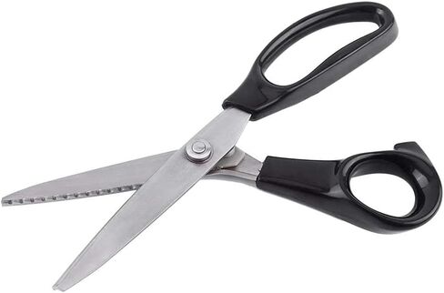 Mini Pinking Shears, Fabric Decorative Round/Triangle Edge Pinking Shears Scissors Clipper 3 5 7mm, Craft Supplies(5mm) in Kuwait