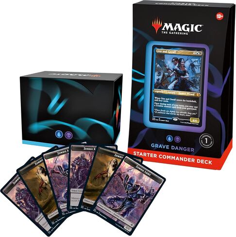 Magic: The Gathering Starter Commander Deck - خطر جسيم (أزرق-أسود) in Saudi Arabia